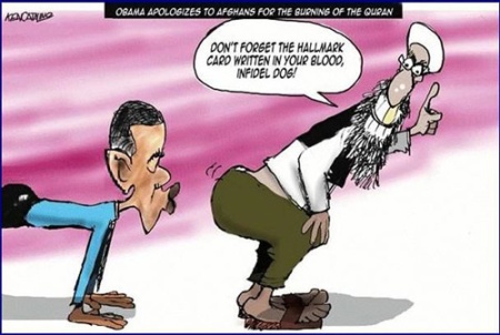Obama kisses the ass of Muslim Brotherhood, terrorists